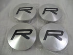 Rovos Wheels Silver Custom Wheel Center Cap # GB-R (4 CAPS) - Wheelcapking