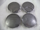Rovos Wheels Gloss Grey Custom Wheel Center Cap # GGM (4 CAPS) - Wheelcapking