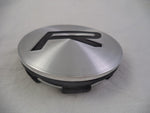 Rovos Wheels Chrome / Black Logo Custom Wheel Center Cap # 188 (4 CAPS) - Wheelcapking