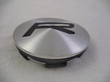 Rovos Wheels Chrome / Black Logo Custom Wheel Center Cap # 188 (4 CAPS) - Wheelcapking