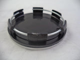 Rovos Wheels Chrome / Black Logo Custom Wheel Center Cap # 188 (4 CAPS) - Wheelcapking