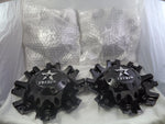 RBP Wheels Gloss Black Custom Wheel Center Cap # 369S13 / 369C03 / 535S01-1 (4 CAPS) - Wheelcapking