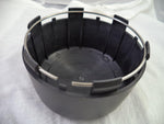 BMF Wheels Center Caps Flat Black TALL - Fits All 8 Lug (1 Cap) BMF Logo - Wheelcapking