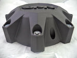 DPR Wheels Flat Black / Black Logo Custom Wheel Center Cap # A01-Z-CAP TALL (1 CAP) - Wheelcapking