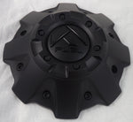 Fuel Offroad Wheel Center Cap 1001-63MBGB Flat Black / Gloss Logo 5+6 Lug (4 CAPS) - Wheelcapking