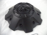 Fuel Offroad Wheel Center Cap 1001-63MBGB Flat Black / Gloss Logo 5+6 Lug (4 CAPS) - Wheelcapking