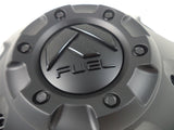 Fuel Offroad Wheel Center Cap 1001-63MBGB Flat Black / Gloss Logo 5+6 Lug (4 CAPS) - Wheelcapking