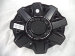 Fuel Offroad Wheel Center Cap 1001-63MBGB Flat Black / Gloss Logo 5+6 Lug (4 CAPS) - Wheelcapking
