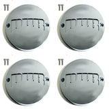 Dub Wheels Chrome Custom Wheel Center Cap # 8530-15 (4 CAPS)