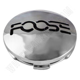 Foose Wheels Chrome Custom Wheel Center Cap # 1001-13 / 1121K63 (1 CAP) - Wheelcapking