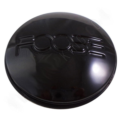Foose Wheels Gloss Black Custom Wheel Center Cap # 1000-39 (1 CAP) - Wheelcapking