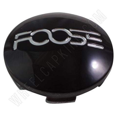 Foose Wheels Gloss Black Custom Wheel Center Cap # 1001-13 / 1121K63 (1 CAP) - Wheelcapking