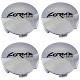 FORMA By GFG Wheels Chrome Custom Wheel Center Caps # GIOK75-1 (4 CAPS)