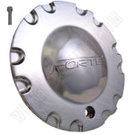 Forte Wheels Chrome Custom Wheel Center Caps Set 4 # C-093-1 / S1050-NS17 NEW! - Wheelcapking