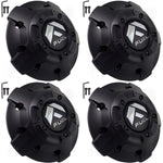 Fuel Offroad Wheels Flat Black Custom Wheel Center Caps # 1003-81MBR (4 CAPS)