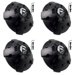 Fuel Offroad Wheels Flat Black Custom Wheel Center Caps # 1003-88MBR / M-452 (4 CAPS)