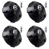 Fuel Offroad Wheels Flat Black Custom Wheel Center Caps # 1003-88MBR / M-452 (4 CAPS)