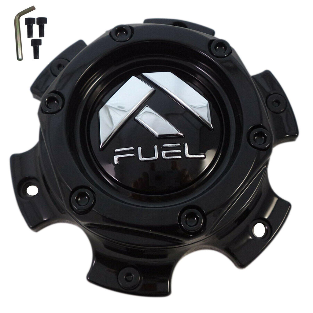 Fuel Rims Caps Fuel Wheels Gloss Black Center Cap # 1004-37GB / 1004-36 (1 CAP) 6x135 ...