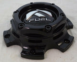 Fuel Wheels Gloss Black Center Cap # 1004-37GB / 1004-36 (1 CAP) 6x135 6x5.5 - Wheelcapking