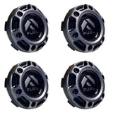 Fuel Wheels Gloss / Black Rivets Center Cap # 1004-68GD (4 CAPS) 5 / 6 LUG