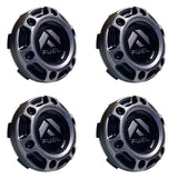 Fuel Wheels Gloss / Black Rivets Center Cap # 1004-68GD (4 CAPS) 5 / 6 LUG