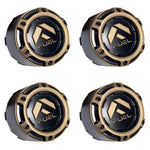 Fuel Wheels Black / Bronze Rivets Center Cap # 1005-50SZD (4 CAPS) 8 LUG