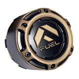 Fuel Wheels Black / Bronze Rivets Center Cap # 1005-50SZD (4 CAPS) 8 LUG