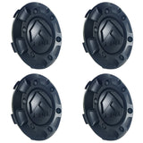 Fuel Offroad Wheels Flat Black / Black logo Custom Wheel Center Cap # 1001-58 / M-447 (4 CAPS)