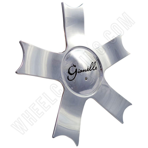 Gianelle Wheels Chrome Custom Wheel Center Cap # 152K177-C1  (4 CAPS) - Wheelcapking