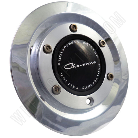 Giovanna Wheels Chrome Custom Wheel Center Cap Caps Set 1 # 1135L164-1 / 998K75 - Wheelcapking