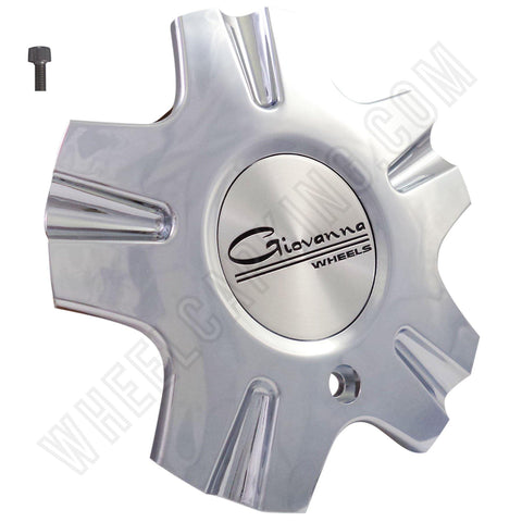 Giovanna Wheels Chrome Custom Wheel Center Cap Caps Set 4 # A145 - Wheelcapking