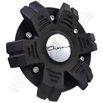 Giovanna Canelli Wheels Black Custom Wheel Center Cap Caps Set 1 # 899L204 / 24" - Wheelcapking