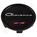 Giovanna Gloss Black Custom Wheel Center Cap # 998K75 / S709-29 (4 CAPS) - Wheelcapking