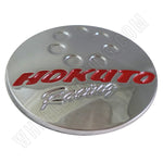 Hokuto Racing Wheels Chrome Custom Wheel Center Caps # RS-01 (4 CAPS)