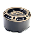 Fuel Wheels Black / Bronze Rivets Center Cap # 1005-50SZD (4 CAPS) 8 LUG