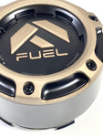 Fuel Wheels Black / Bronze Rivets Center Cap # 1005-50SZD (4 CAPS) 8 LUG