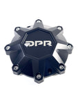 DPR Wheels Flat Black Custom Wheel Center Cap # DPR-8-CAP / LG1401-10 SHORTY (4 CAPS)
