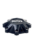 DPR Wheels Flat Black Custom Wheel Center Cap # DPR-8-CAP / LG1401-10 SHORTY (4 CAPS)
