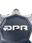 DPR Wheels Flat Black Custom Wheel Center Cap # DPR-8-CAP / LG1401-10 SHORTY (4 CAPS)