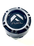 Fuel Wheels Wheel Center Cap Black / Grey Rim Cap # 1005-50SGD (4 CAPS) 8 LUG