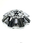 RBP Wheels Chrome Custom Wheel Center Caps # C1013B / T801L213-H50 (1 CAP)