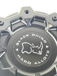 Black Rhino ABRAMS Matte Black Wheel Center Cap PSC014BLA / LG1808-04 (1 CAP)