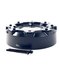 Black Rhino ABRAMS Matte Black Wheel Center Cap PSC014BLA / LG1808-04 (4 CAPS)