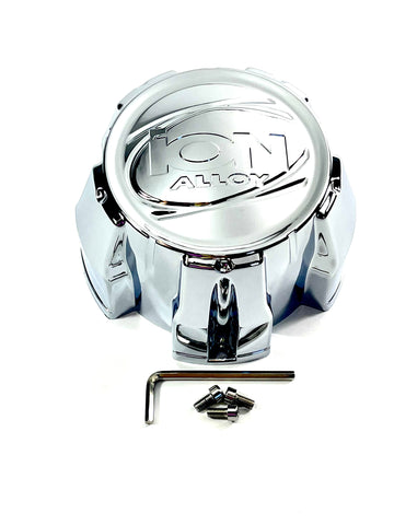 ION WHEEL RIM 8 LUG STAINLESS STEEL CENTER CAP PUSH THRU 5.125 ION WHEEL RIM 8 LUG STAINLESS STEEL CENTER CAP PUSH THRU 5.125