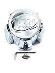 ION Alloy Wheels Chrome Wheel Center Hub Cap 5 Lug 5x139.7 for 171 174 # C101713 (4 CAPS)