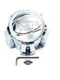 ION Alloy Wheels Chrome Wheel Center Hub Cap 5 Lug 5x139.7 for 171 174 # C101713 (4 CAPS)
