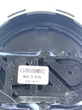 Cali Off-Road Matte Black Snap In Wheel Rim Center Cap C109109MB02 / 127220F-2 (4 CAPS)