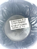 ION Alloy Wheels C101712-CAP / C10141 / C101712MB / C202203CB7 Matte Black Wheel Center Cap (1 CAP)