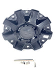 MAYHEM GLOSS BLACK WHEEL RIM CENTER CAP C-231-2 / C108040B01 / C-231-1-2 (4 CAPS)