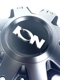 ION ALLOY 181 # C10181MB / C8189B01CAP / 8189B01CB7 SATIN BLACK WHEEL RIM CENTER CAP (4 CAPS)